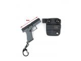 G WIJQI 1:3 G45 Model Key Chain Grey with Kydex Holster